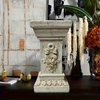 11.8" Roman Column Pedestal, Resin Greek Style Display Stand - Image 7