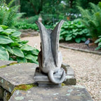 OLOMA Gothic Gargoyle Concrete Garden Statue Fantasy Outdoor Decor Handmade Dragon Sculpture Cement Mystical Creature Accent Art Patio Yard Lawn Porch Entryway Decor Mystery Lover Gift - Image 5