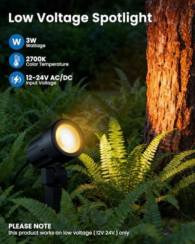 ZZXX All-in-One Low Voltage Landscape Lighting Kit Dusk to Dawn, 12-Pack - Image 3