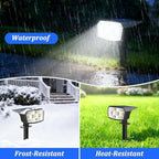 6-Pack Solar Spot Lights Outdoor Waterproof, Landscape Spotlight Cool White - Image 3