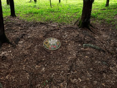 VEOJEIN Grandma's Garden Stepping Stone 9.45’ Durable Garden Décor with 3D Hand-Painted Sunflower Design – Gift for Grandma, Mom, Wife, Mother’s Day, Christmas, Birthdays - Image 3