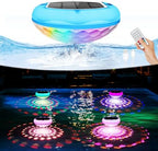 QOLNBY Solar Pool Lights 4 PCS, USB Rechargeable Floating Pool Lights by QOLNBY