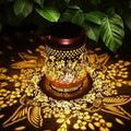 Solar Lanterns Outdoor Waterproof Hummingbird Elegant Garden Decor Birthday Gifts for Women Mom Grandma Sister Metal Hanging Solar Lights Outside Gardening Decorations for Backyard, Patio, Lawn, Porch by Fussion
