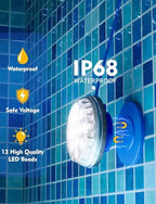 Skairipa Solar Pool Lights with Remote, Submersible Pool Lights 2 Pack - Image 4