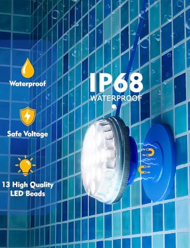 Skairipa Solar Pool Lights with Remote, Submersible Pool Lights 2 Pack - Image 4