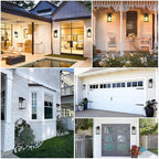 13.6" Dusk to Dawn Sensor Outdoor Wall Lighting, Extra Large Wall Sconce - Image 5