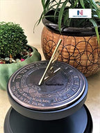 Nautical-Mart Garden Sundial Grow Old with Me -The Best is Yet, to be (Copper Antique), Unique Wedding Gift Idea for Parents, Engraved Anniversary Sundial, Home Decor - Image 2