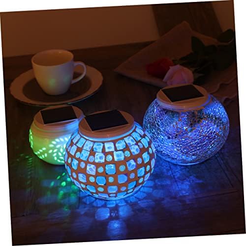 BESTonZON Solar Light Ball Color Changing LED Garden Lights for Outdoor Decor Waterproof Solar Powered Lamps for Yard Patio and Christmas - Image 6