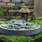 Kai Dream Fairy Garden Pond Decoration - Solar Miniature Fairy Garden Figurines & Accessories, Serenity Theme Outdoor Garden Ornament for Patio, Yard, Housewarming Gift - Image 7