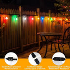 40 ft 25 Multicolor G40 LED Outdoor String Light, Plug-in Globe Patio Light - Image 7