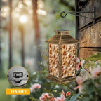 Solar Lantern Outdoor Waterproof Seashell Garden Decor LED Hanging Solar Lights Tabletop Lamp Gifts for Women Mom Outside Yard Patio Porch - Image 5