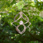 Red Carpet Studios The Original Helix Cosmix Wind Spinner, 11-Inch, Chrome and Crystal - Image 2