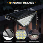 BKBB PPBB Solar Step Lights for Outside, Solar Stair Lights Outdoor Waterproof, Deck Step Lights for Fence, Patio, Yard, Porch, Front Door, Sidewalk, Garden, Patio Decor (10, Cool White) - Image 5