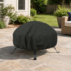 Fire Pit Cover for Cuisinart Petite Tabletop Fire Bowl COH-700P 2022-2026, Outdoor Storage Cover with Adjustable Bottom, Domed Shape, Full Side Coverage for Patio, Backyard and Deck Area - Image 6