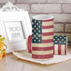 4th of July Flamless Candles Flickering LED Battery Operated Elictric Pillar Candles with Timer and Remote for Independence Day Patriotic Decorations, Retro American Flag - Image 2