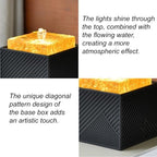 Tabletop Water Fountain - Desktop Waterfall Fountains - Image 3