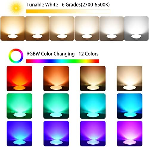 LED Par38 Flood Light Bulb Waterproof Outdoor, Color Changing Light RGBW - Image 2