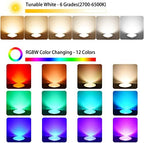 LED Par38 Flood Light Bulb Waterproof Outdoor, Color Changing Light RGBW - Image 2