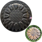 AUTUMN Sunflower Large Durable Stepping Stone Mold - Concrete Cement DIY Stones for Garden Walkway - Flower Statue Decor - Made in USA by AUTUMN