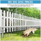 Eibikdi 50ft x 13in Garden Animal Barrier Fence 35pack Metal Wire Rustproof Border Decorative Fences No Dig Fences Small Dog Fence Barrier Rabbit Fencing for Outdoor Garden Yard, Patio - Image 2
