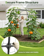 Suteck 7.5FT Tall Garden Arch Trellis - Image 6