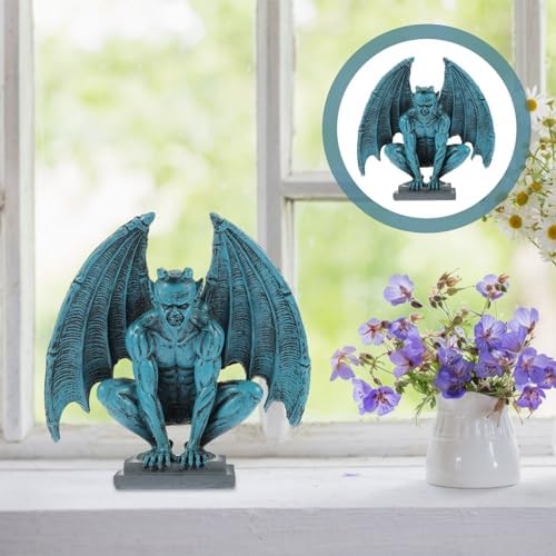 Gothic Resin Gargoyle Statue Halloween Garden Guardian Decor - Image 6