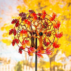 Evergreen 75" Wind Spinner, Maple Tree - Image 3