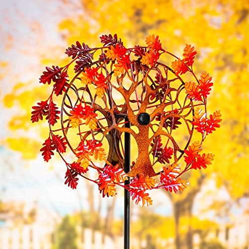 Evergreen 75" Wind Spinner, Maple Tree - Image 3