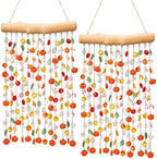 Suncalla 2 Pcs Fall Crystal Suncatchers Window Hanging Decor Autumn Harvest - Image 3