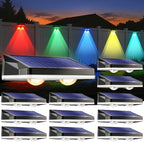 12 Pack Solar Fence Lights, 2 Color Changing & 11 Fixed Color by Gachiwar