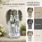16.73 Inch Praying Angel Statue Garden Statue, Large Yard Statues - Image 7