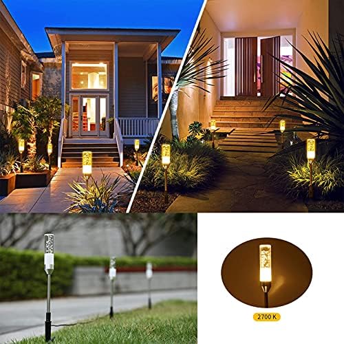 3 Pack Extension Path Lamps Landscape Path Lights, Connect 24 Lamps on One Adapter, IP65 Waterproof LED Path Lights for Lighting Up Your Garden, Pathway, Walkway (Warm White) - Image 4