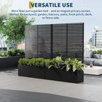 GarveeLife Metal Planter Box with Trellis 71"x47"x16", with Drainage Holes - Image 6
