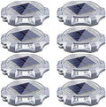 SIEDiNLAR Solar Deck Lights Outdoor 2 Modes LED, 8 Pack White/Warm Lighting by Siedinlar