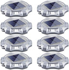 SIEDiNLAR Solar Deck Lights Outdoor 2 Modes LED, 8 Pack White/Warm Lighting by Siedinlar