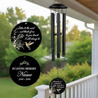 Personalized 32" Wind Chimes for Outside, Memorial Gifts with Hummingbirds - Image 5