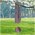 Wind Chimes for Outside Deep Tone Large with 6 Heavy Tubes, Memorial Outdoor for Outdoor, Garden(Bronze) by Unknown