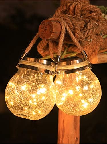 ANYE Solar Power Star Light Circle Shade Outdoor Waterproof Hanging Garden Pathway Stairs LED Lamp Decorative Lanterns - Image 5
