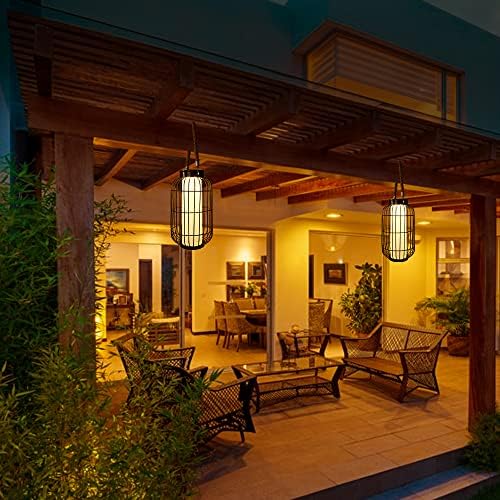 Large Solar Lanterns Outdoor Waterproof, Hanging Solar Powered Lantern - Image 4