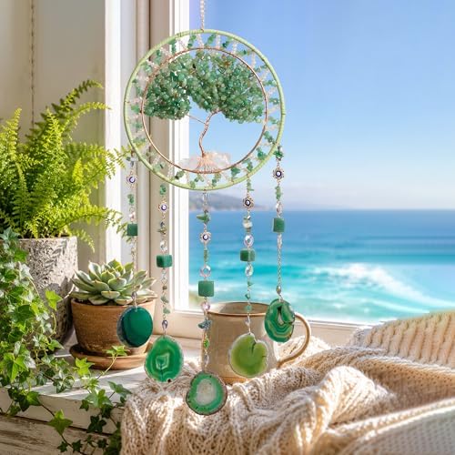 Tree of Life Suncatcher Boho Crystal Suncatchers for Windows Hanging Decor - Image 5