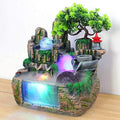Waterfall Fountain Tabletop | Indoor Fountains Office Tabletop (11.8 * 7.87 * 11.8 inches) by GDNTMU