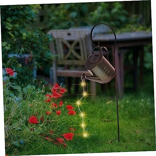Solar Garden Lights with Watering Can Design Outdoor LED Decorative Lanterns Solar Powered for Patios and Gardens 1-Pack - Image 4