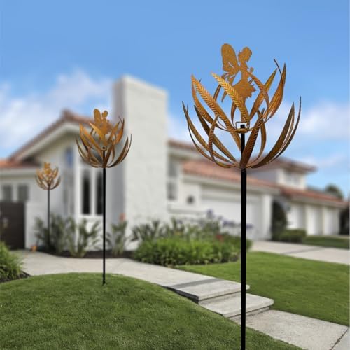 Wind Spinner for Yard and Garden Metal Kinetic Wind Sculptures for Outdoor Decorations(63 x 12.99 inches) - Image 3