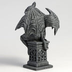 Veronese Design 7 1/8 Inch Beast Gargoyle Thinker Pose on Pedestal Polyresin Collectible Statue Figurine Gothic Fantasy Decor for Home or Gift - Image 5