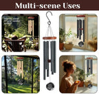 Personalized Cat Memorial Wind Chime, Custom Name & Year Sympathy Gift, in Loving Memory Pet Loss Windchime, Remembrance Garden Decor Deep Tone Outdoor 26 32 37 Inch - Image 2