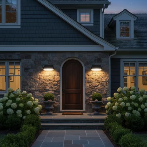 Modern LED Wall Sconce Waterproof Outdoor Porch Light 2 Pack - Image 7