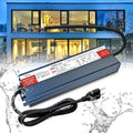 QNNP® LED Driver 150 Watts 24V DC with Plug, Waterproof Low Voltage Transformer Power Supply Transformer Adapter AC 85V-265V to 24V DC, IP67 LED Power Supply for Outdoor Indoor Lighting by qnnplighting