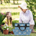 Paw Garden Tool Bag Organizer Heavy Duty Dog Paw Gardening Tote Bag with 10 Pockets for Women Men Gardening Gifts - Image 2