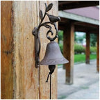 Dinner Bell,Cast Iron, Wall, Home Decoration Garden ic Retro Doorbell - Image 2