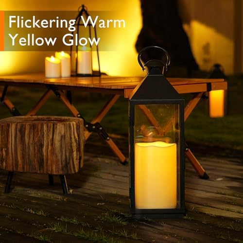 Homemory 6" x 9" Extra Large Outdoor Waterproof Candle with Auto 6H Timer - Image 4